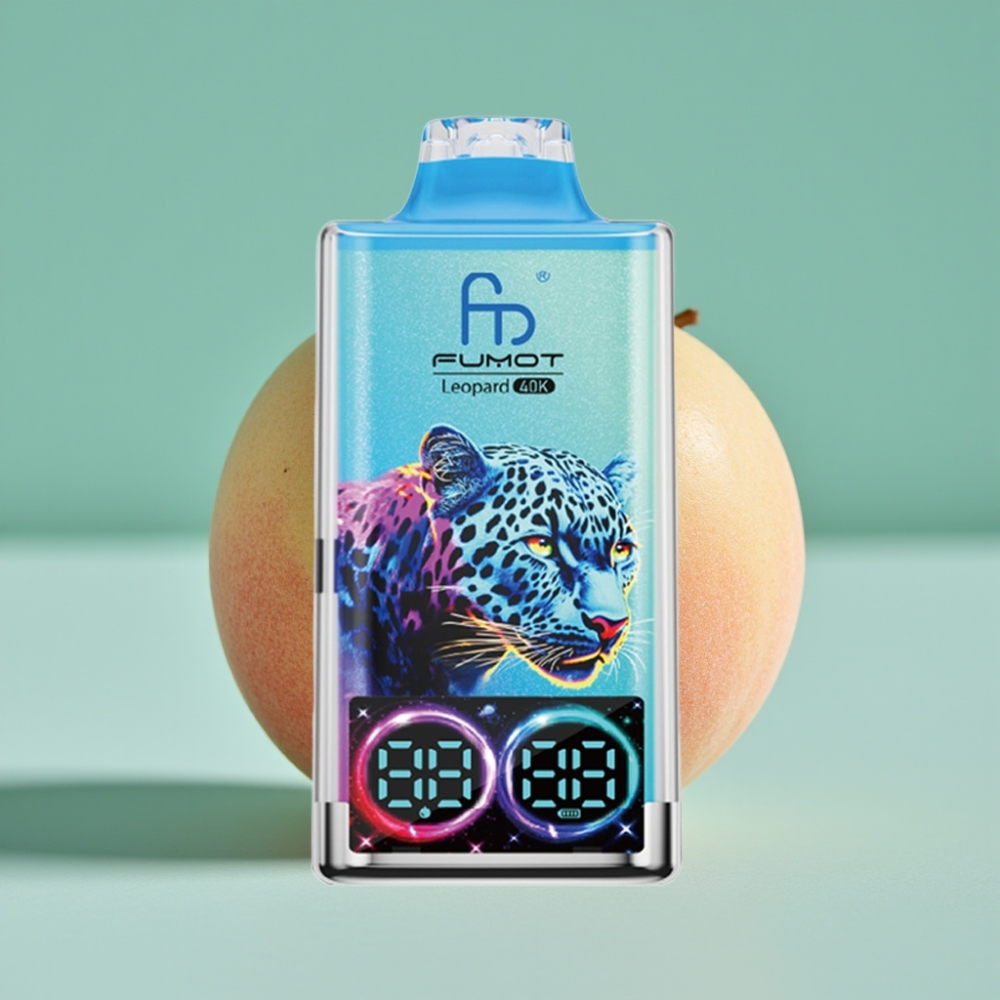 Fumot Leopard 40K Puff 700mAh Dual Mesh Type-C Şeftali Böğürtlen