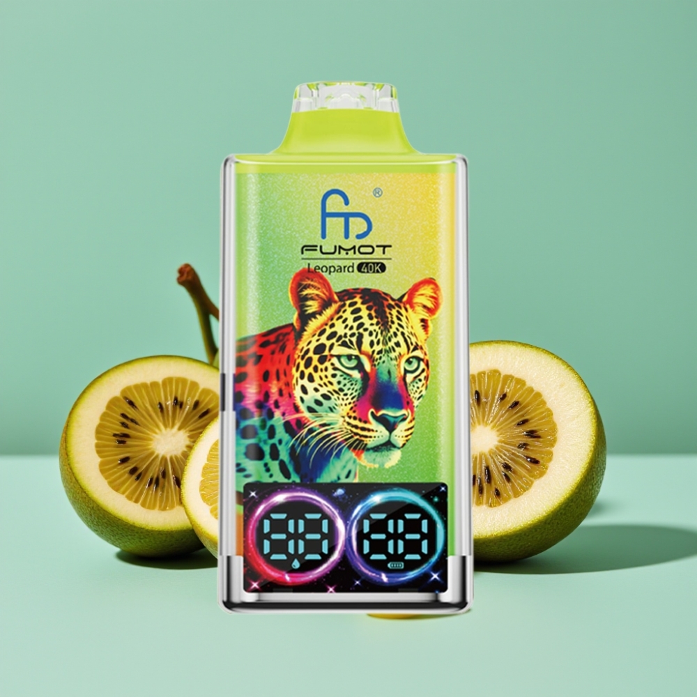 Fumot Leopard 40K Puffs 0%-5% Nikotin 700mAh Dual Mesh Kişnişli Çarkıfelek Guava