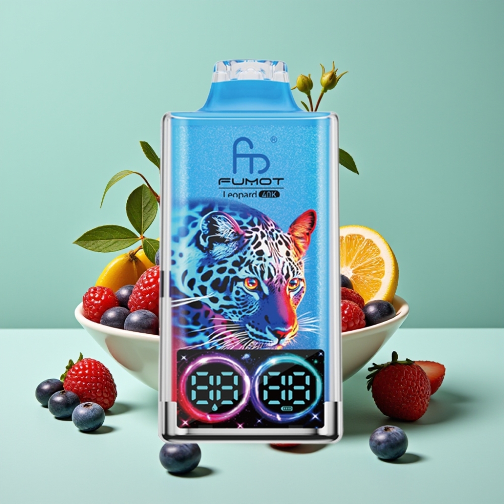 Fumot Leopard 40K Puffs 700mAh Dual Mesh Karışık Meyveler Disposable Vape