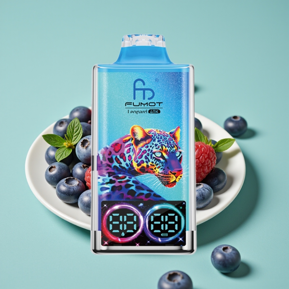 Fumot Leopard 40K Puffs 700mAh Dual Mesh Type-C Mavi Ahudulu Ahudulu