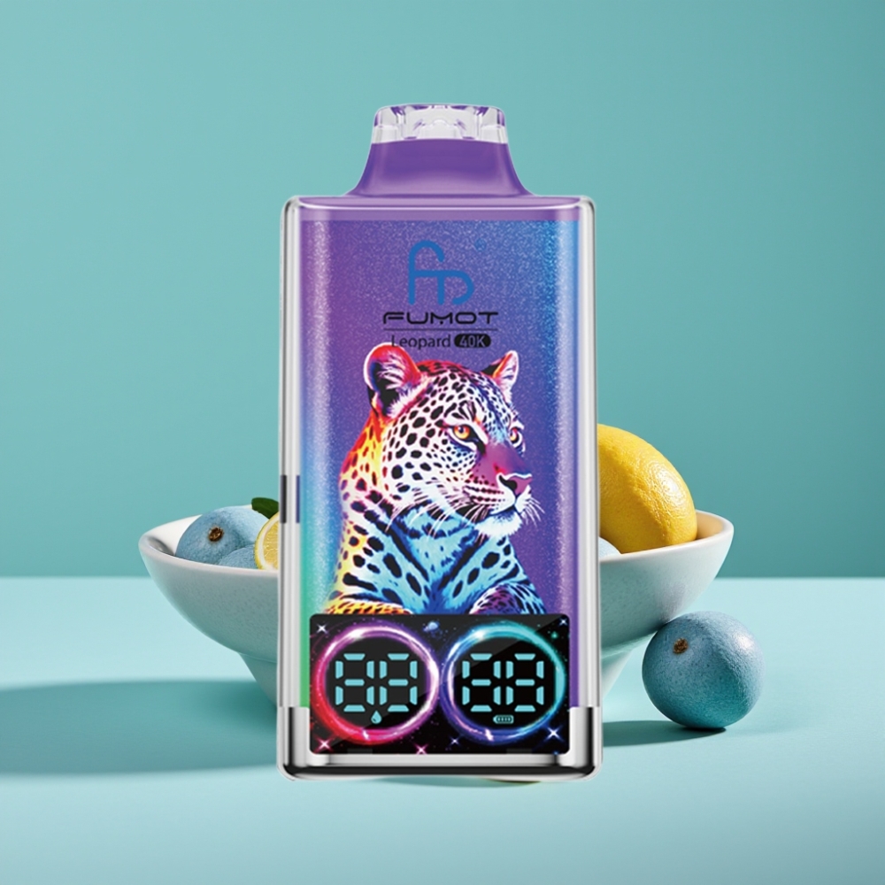Fumot Leopard 40K Puffs 700mAh Dual Mesh Type-C Şef Mavi