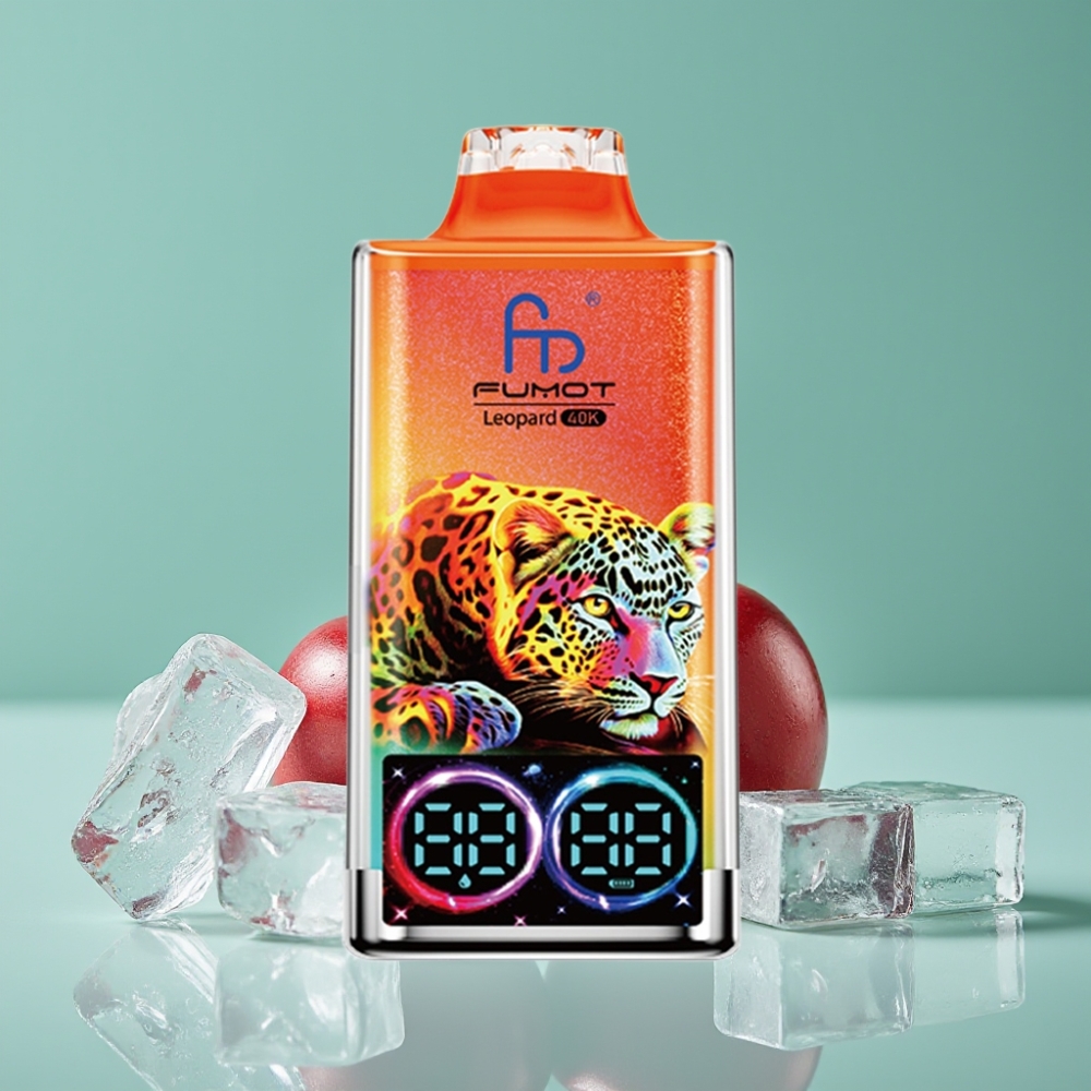 Fumot Leopard 40K Puffs Dual Mesh Type-C Cherry Buzu Disposable Vape