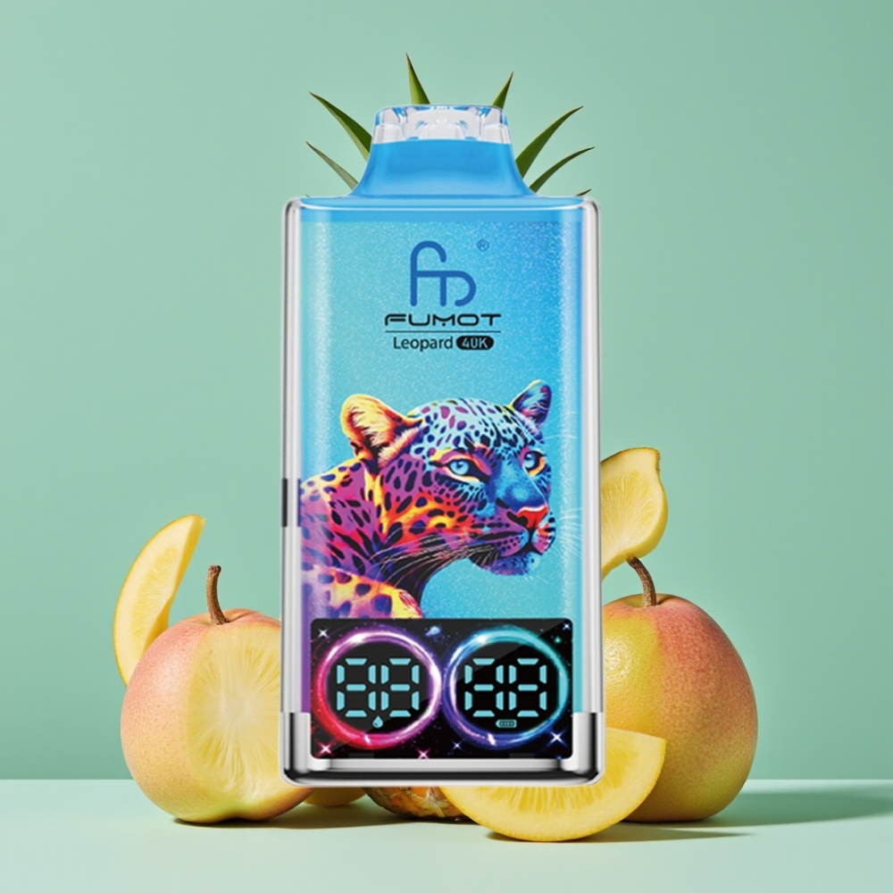 Fumot Leopard 40K Puffs Şeftali Mango Ananas Aromalı 700mAh Dual Mesh Type-C