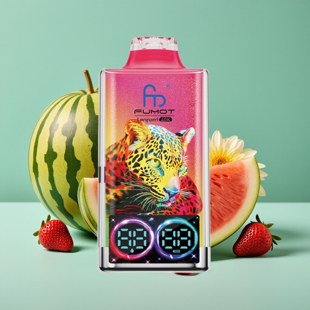 Fumot Leopard 40K Puffs Çilek Karpuz Aromalı 700mAh Pil Type-C Şarj