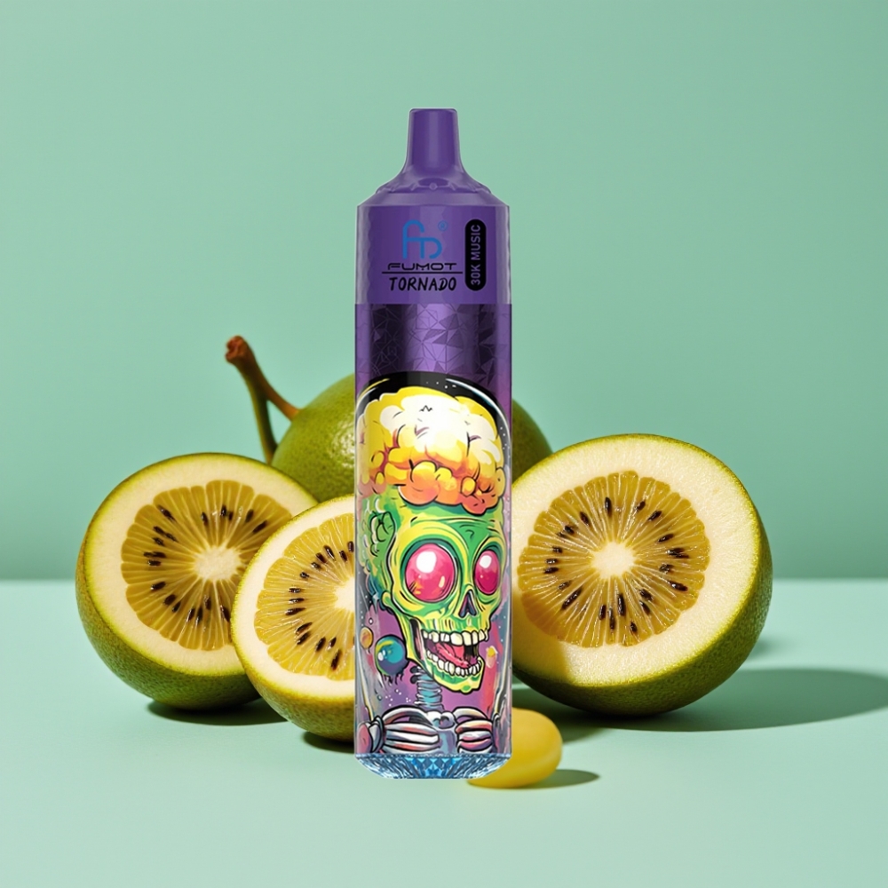 Fumot RandM Tornado 30000 Puff 30mL %2/%5 Nikotin Kivi Çarkıfelek Guava LED Ekran