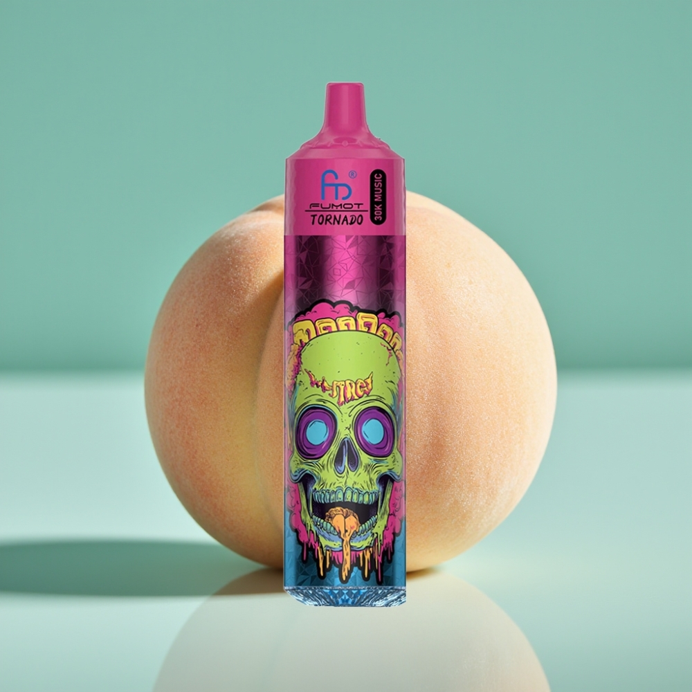 Fumot RandM Tornado 30000 Puff 30mL 5% 1.0 Ohm Şeftali Buz