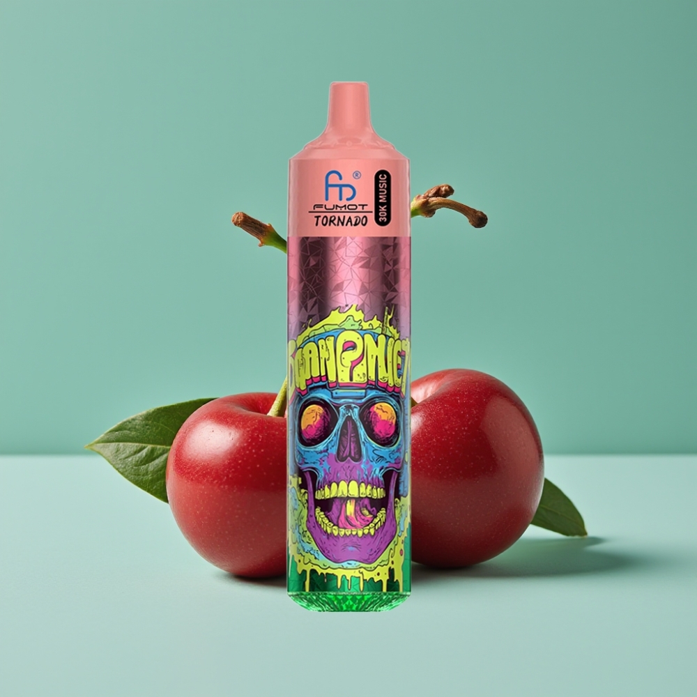 Fumot RandM Tornado 30000 Puff 30mL 5% Üçlü Kiraz LED Ekran