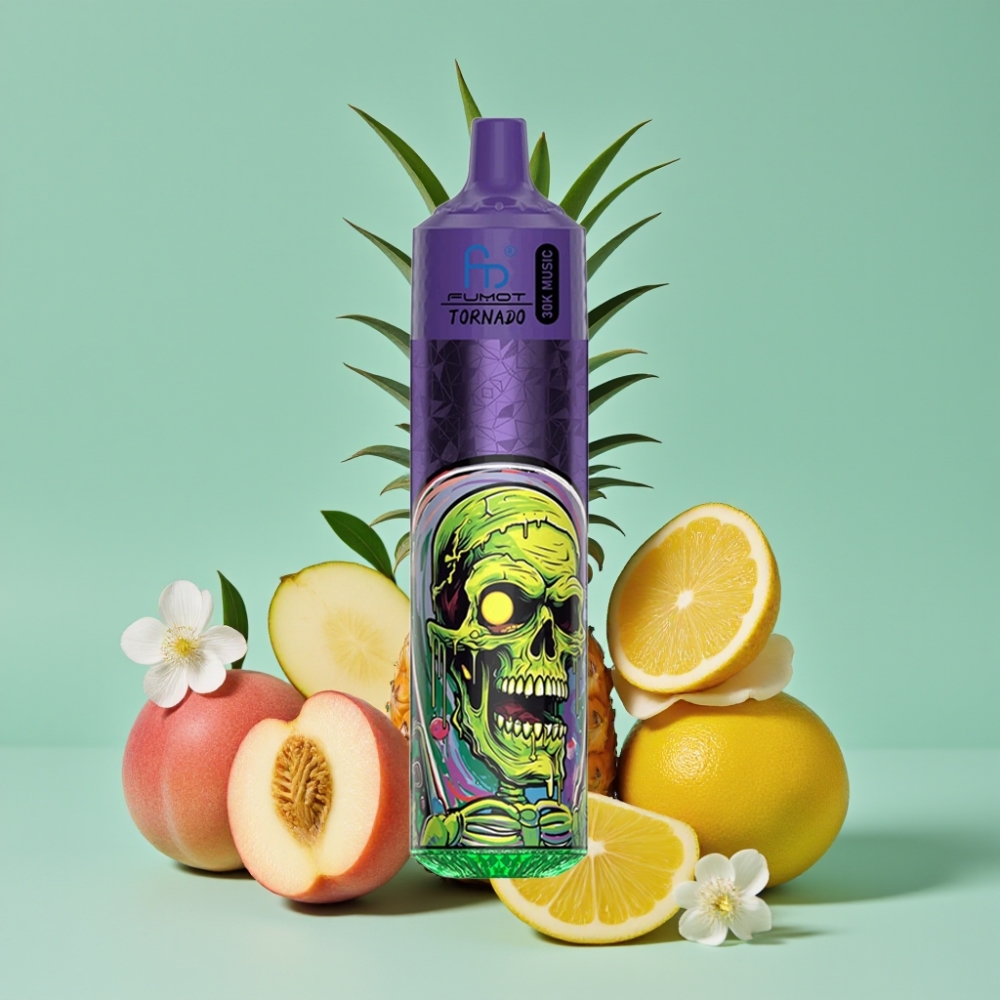 Fumot RandM Tornado 30000 Puff 30mL Şeftali Mango Ananas LED Ekran