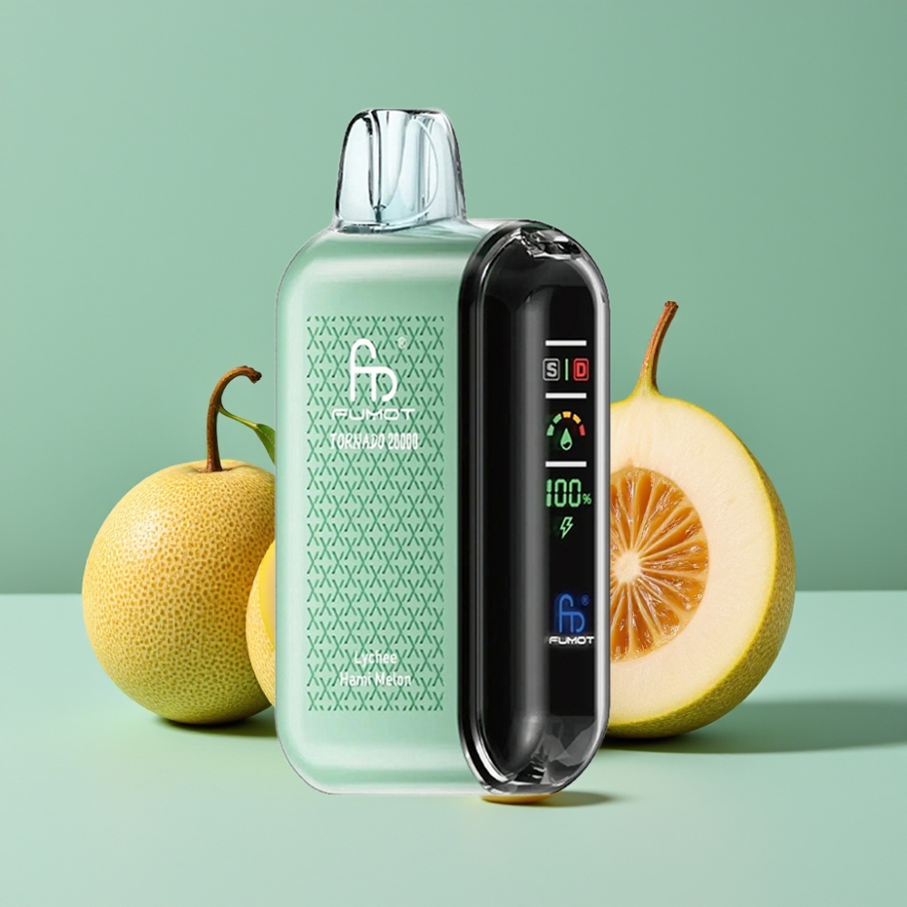 Fumot Tornado 20000 Puff Akıllı Ekran Liçi Hami Kavun 20ml 850mAh