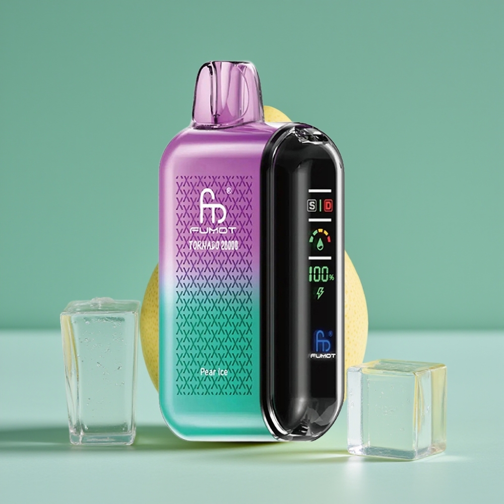 Fumot Tornado 20000 Puff Dual Mesh Coil 20ml Armut Buz vape Türkiye toptan