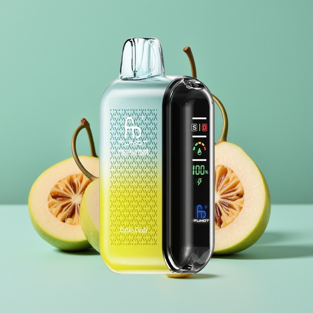 Fumot Tornado 20000 Puff Dual Mesh Coil 20ml Pamuk Şeker