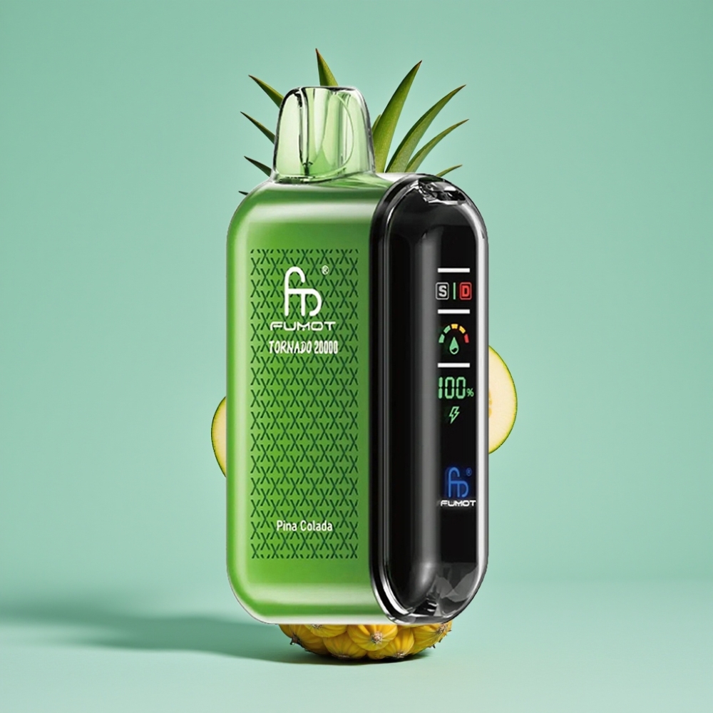 Fumot Tornado 20000 Puff Çift Mesh Bobin 20ml Ananas Kolada