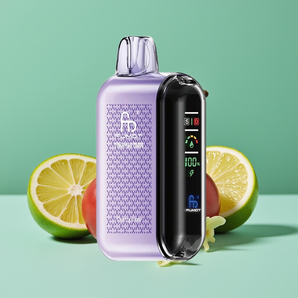 Fumot Tornado 20000 Puff Çift Mesh Bobin 20ml Vişne-Lima