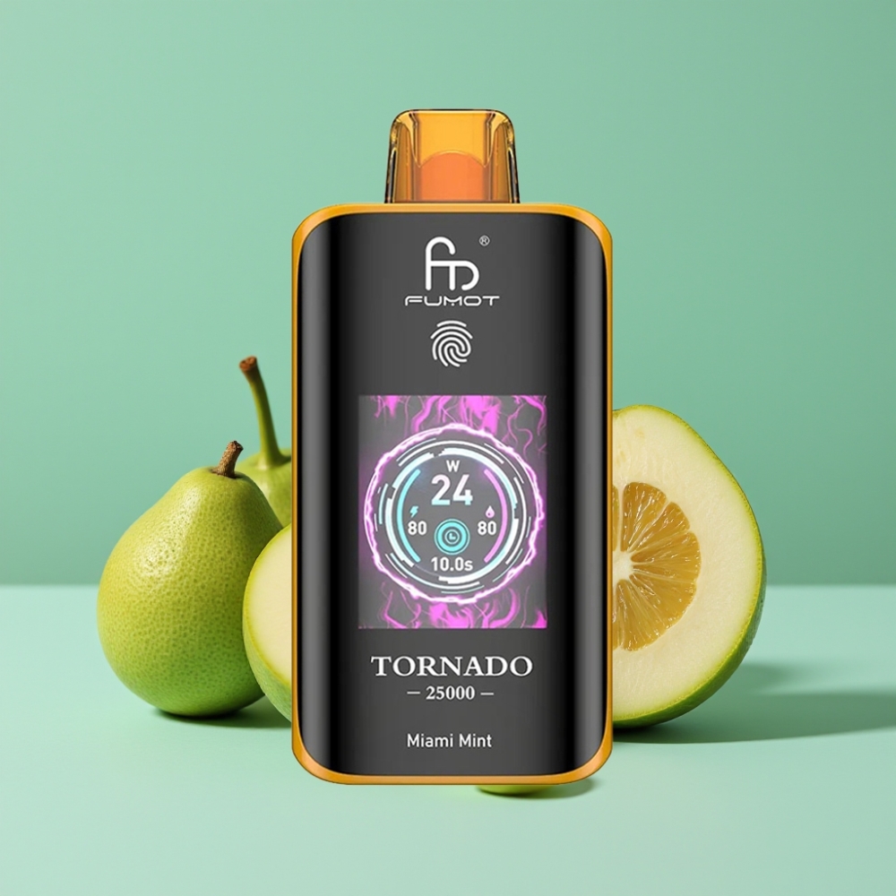 Fumot Tornado 25000 Puff HD Ekran 700mAh Şarj Edilebilir Miami Nanesi