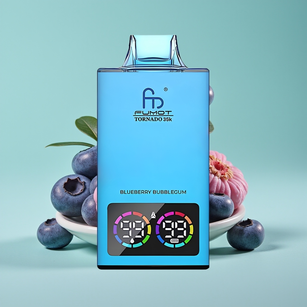 Fumot Tornado 35K Dual Mesh Coil 15ml USB-C Mavi Böğürtlenli Sakız