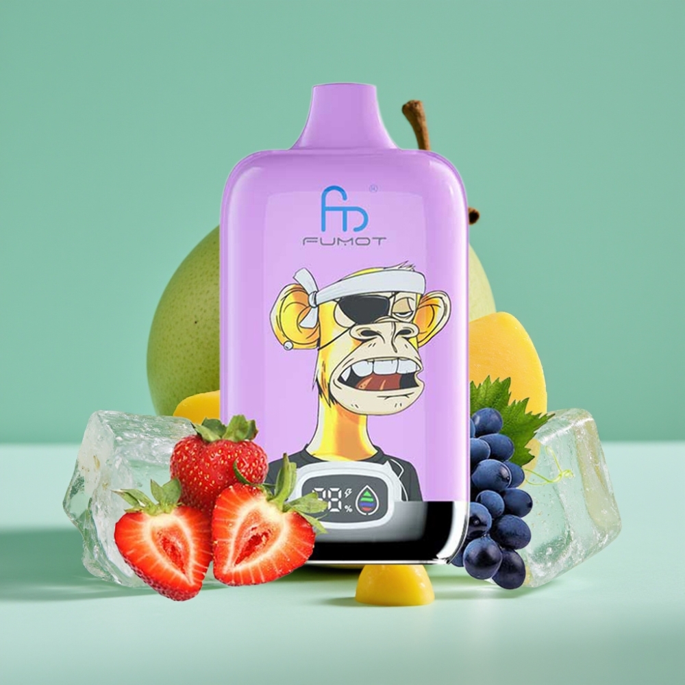 Fumot Tornado Digital Box 12000 Puff 20ml Manga Buzlu Mesh Coil Type-C Şarj