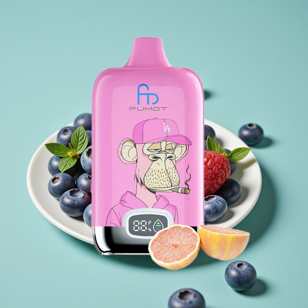 Fumot Tornado Digital Box 12000 Puff 20ml Mavi Ahudulu Ahudulu Mesh Coil Type-C Şarj