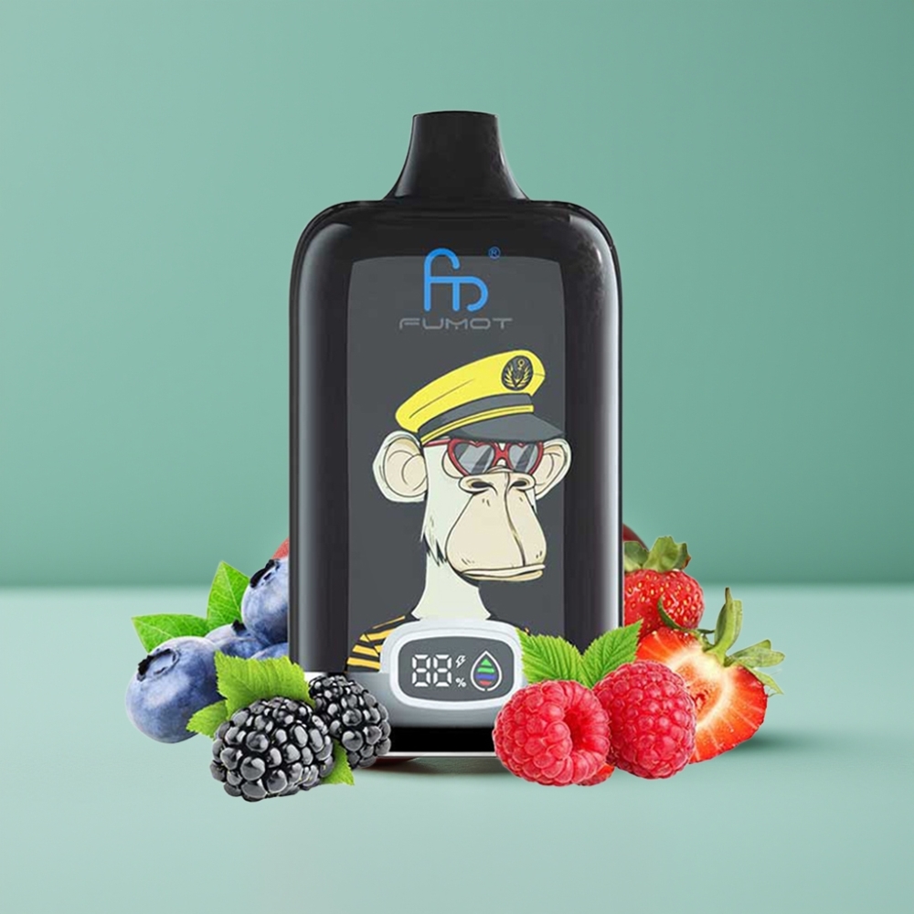 Fumot Tornado Digital Box 12000 Puff 20ml Vişne Mesh Coil Type-C Şarj