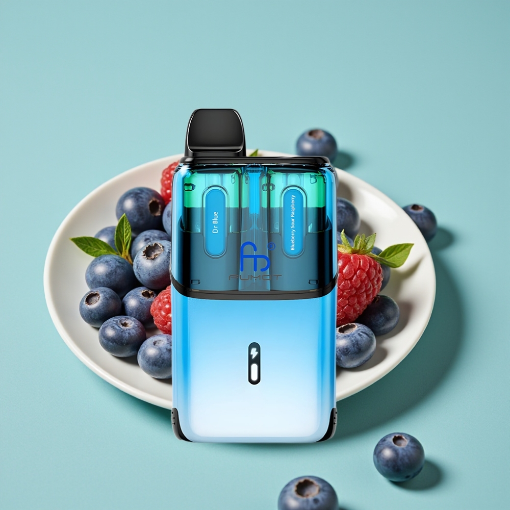 Fumot Ultra T32000 32000 Puff 800mAh Tip-C Hızlı Şarj Mavi - Yaban Mersini Ekşi Ahududu