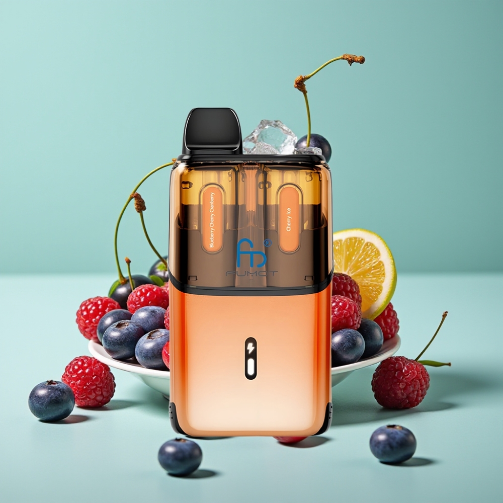 Fumot Ultra T32000 32000 Puff 800mAh Type-C Mavi Böğürtlen Kiraz Cranberry - Kiraz Buz