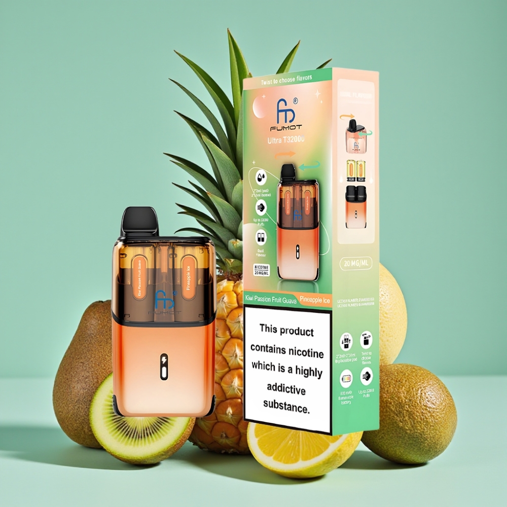 Fumot Ultra T32000 32000 Puff 800mAh Type-C Şeftali Ananas Buzlu