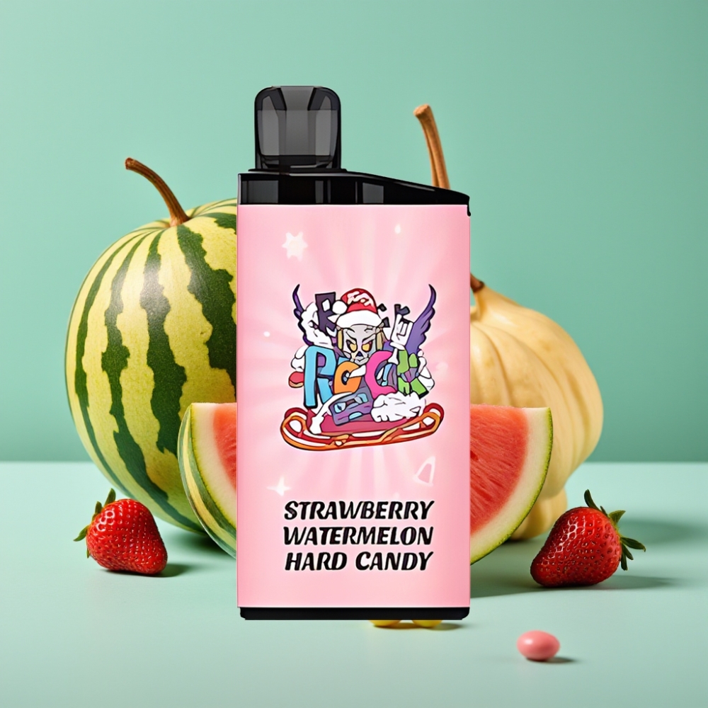 IGET Bar 3500 Puffs Çilek Karpuz Sert Şeker Aromalı Disposable Vape