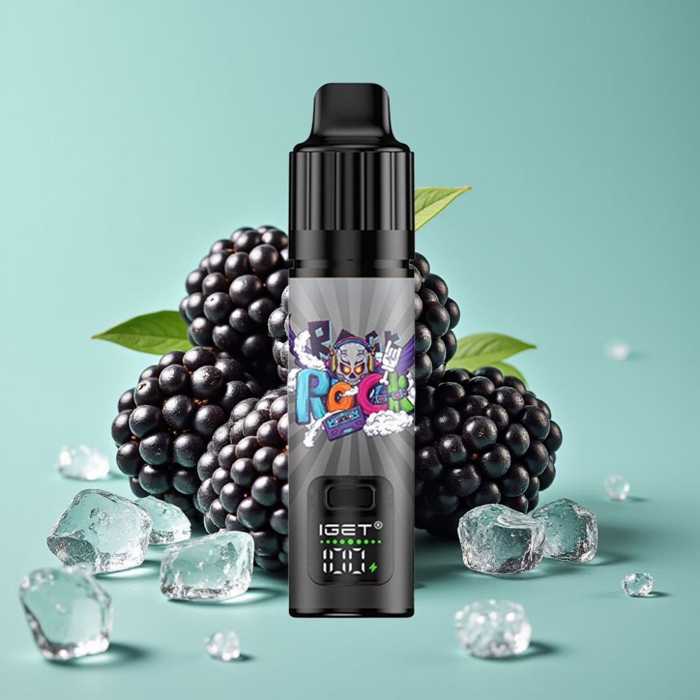 IGET BAR PLUS S3 POD 10000 Puff 5% Nikotin 18 ml Böğürtlen Buz Aromalı