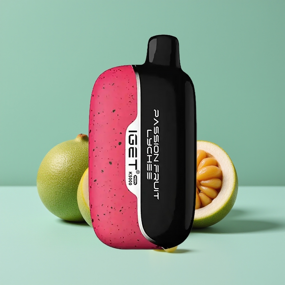 IGET Moon K5000 Puffs 81.5g PC Passion Fruit Lychee 1.35 Ohm Mesh