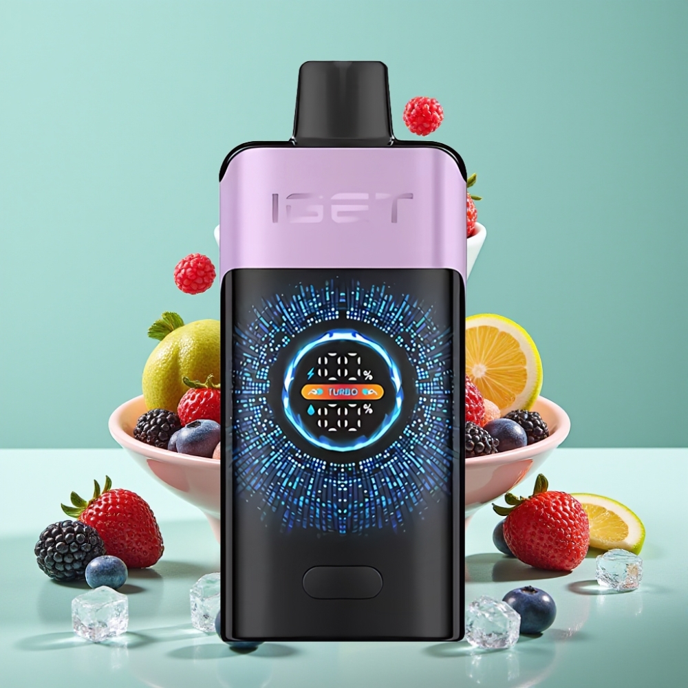 IGET ONE 12000 Puff Turbo Mod Karışık Meyveler Buz Disposable Vape