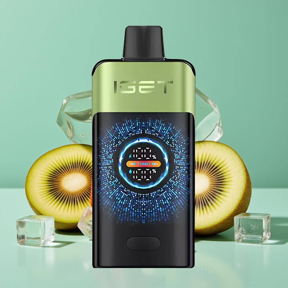 IGET ONE 12000 Puff Çilek Kivi Buz Disposable Vape - 2700mAh, 0.6ohm Dual Mesh