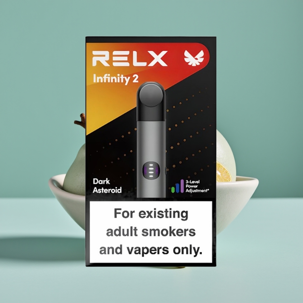 RELX Infinity 2 650 Puf Gri 1.9 ml Pod 440mAh USB-C vape Türkiye toptan
