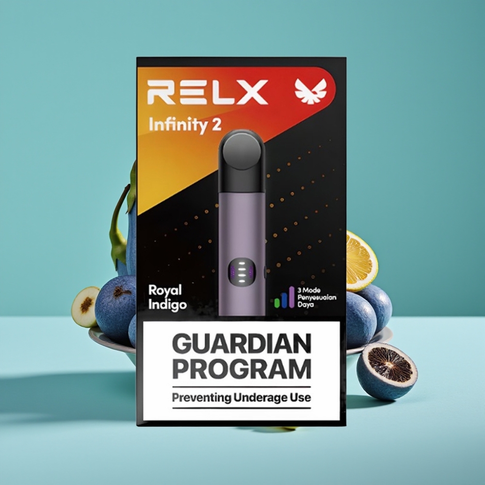RELX Infinity 2 650 Puff 1.9 ml Royalindigo Şık Metalik vape Türkiye toptan