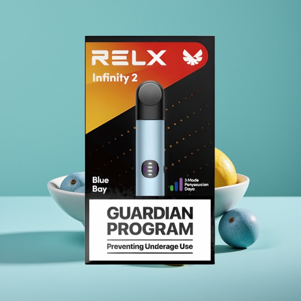 RELX Infinity 2 650 Pufluk Mavi Şarjlı USB-C Metalik vape Türkiye toptan