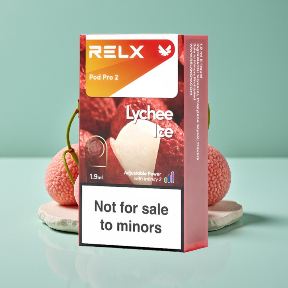 RELX Pod Pro 2 600 Puff 0% Nikotin 1.9ml 3 Voltaj Ayarı Liçi Buz