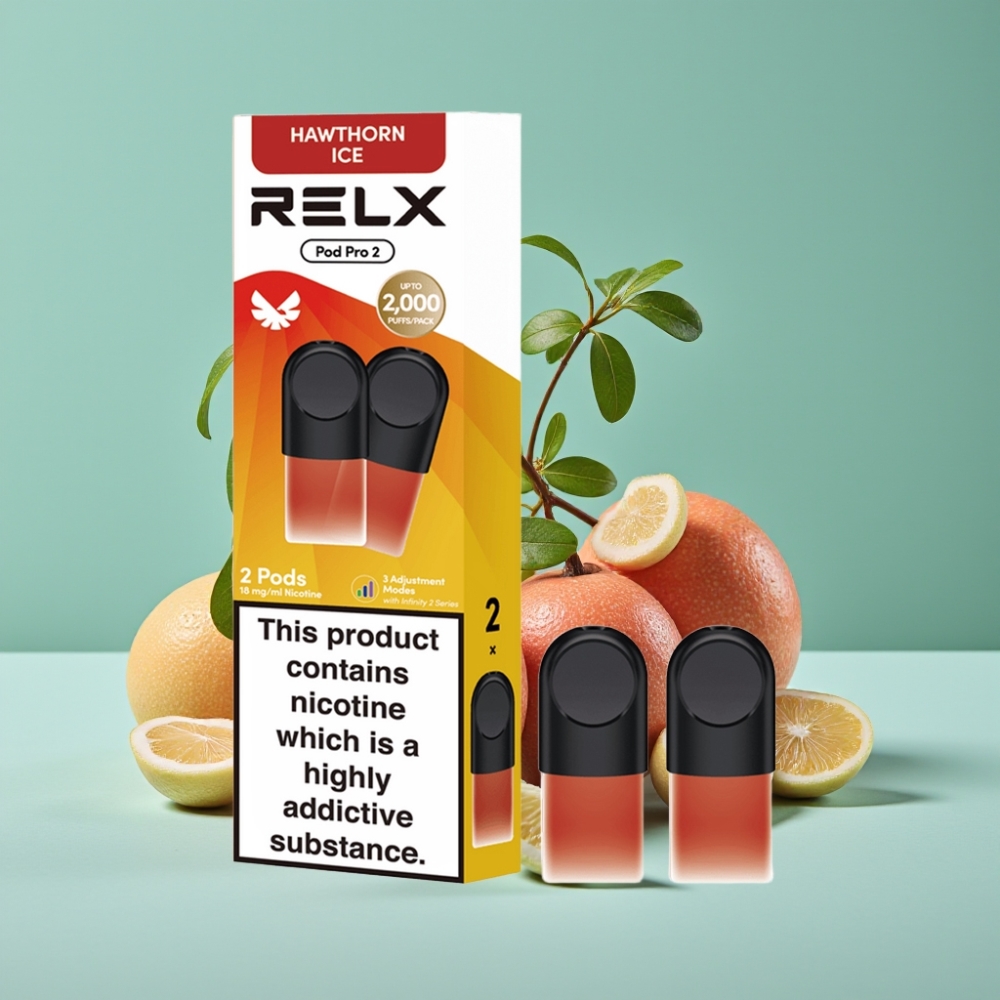 RELX Pod Pro 2 600 Puff 1.8% Nikotin 1.9ml Alıç Buzu vape Türkiye toptan