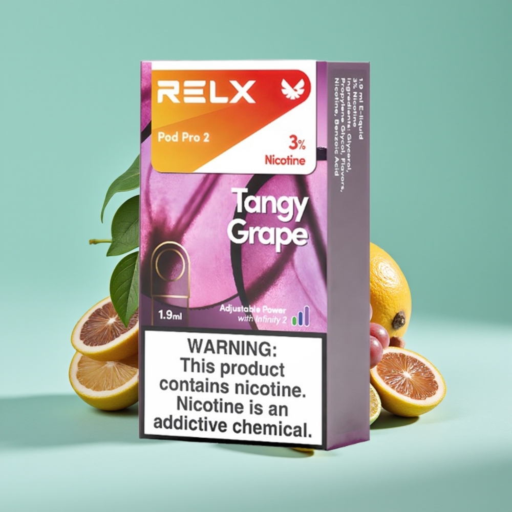RELX Pod Pro 2 600 Puff 1.9ml %3 Nikotin Ekşi Üzüm Aromalı