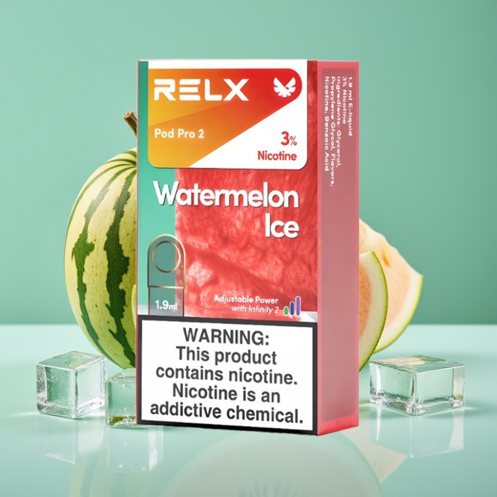 RELX Pod Pro 2 600 Puff 3% Nikotin 1.9ml Karpuz Buzlu vape Türkiye toptan