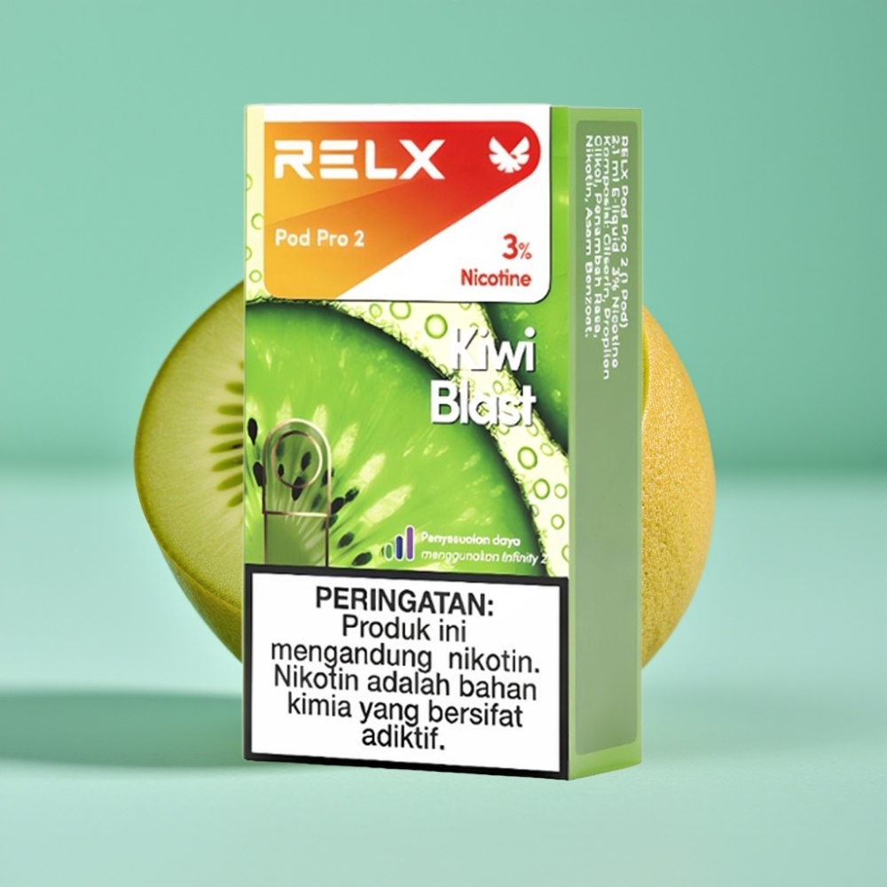 RELX Pod Pro 2 600 Puff 3% Nikotin 1.9ml Kivi Patlaması vape Türkiye toptan