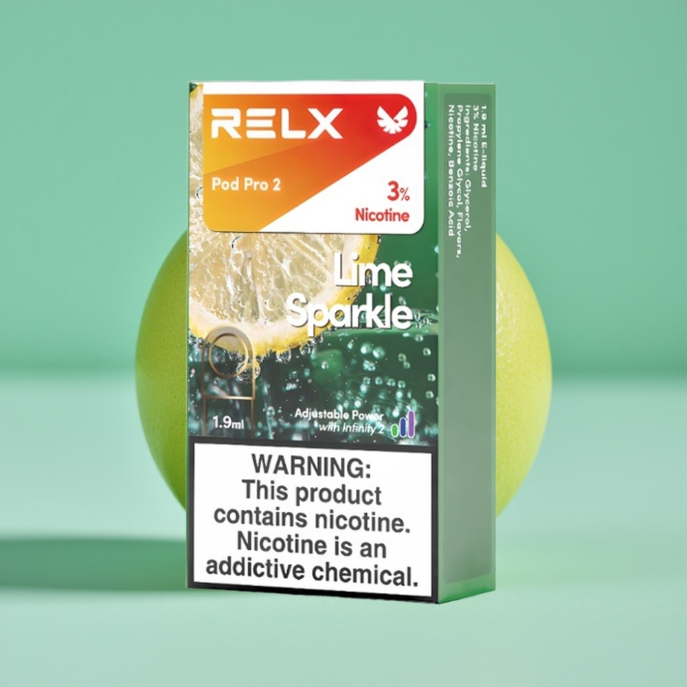 RELX Pod Pro 2 600 Puff 3% Nikotin 1.9ml Limon Pırıltı vape Türkiye toptan