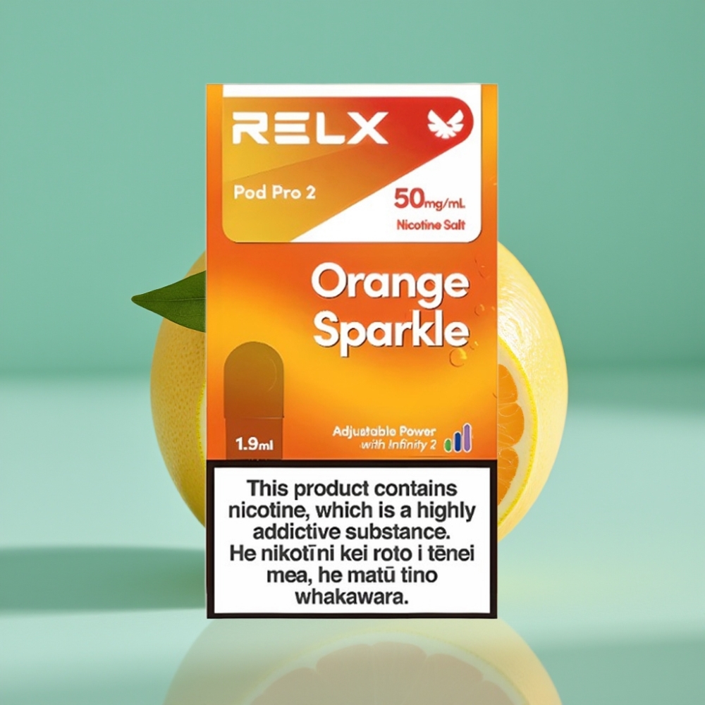 RELX Pod Pro 2 600 Puff 5% Nikotin 1.9ml Portakal Pırıltı