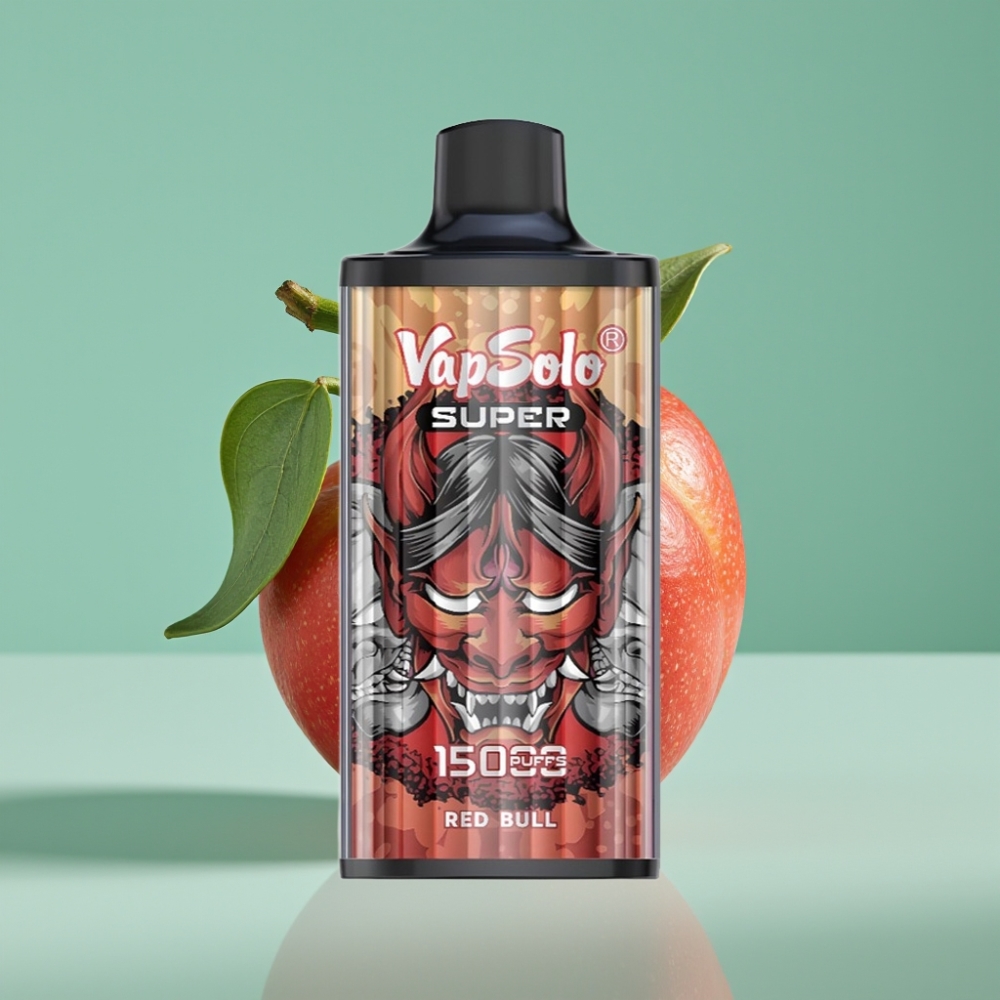 Vapsolo Super 15000 Puff 40ml Kırmızı Boğa Aromalı Disposable Vape