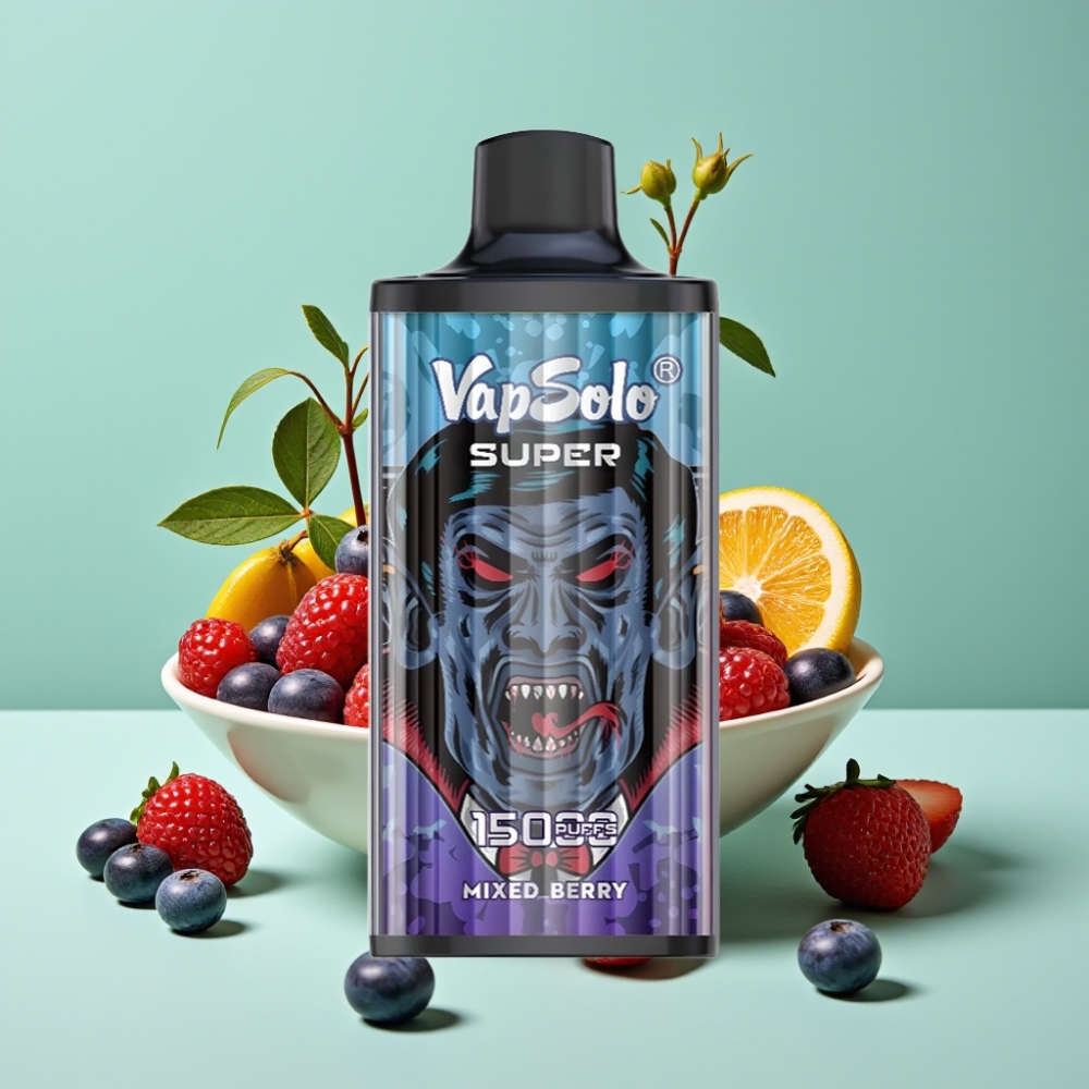 Vapsolo Super 15000 Puffs 40ml Karışık Meyveler 850mah Type-C