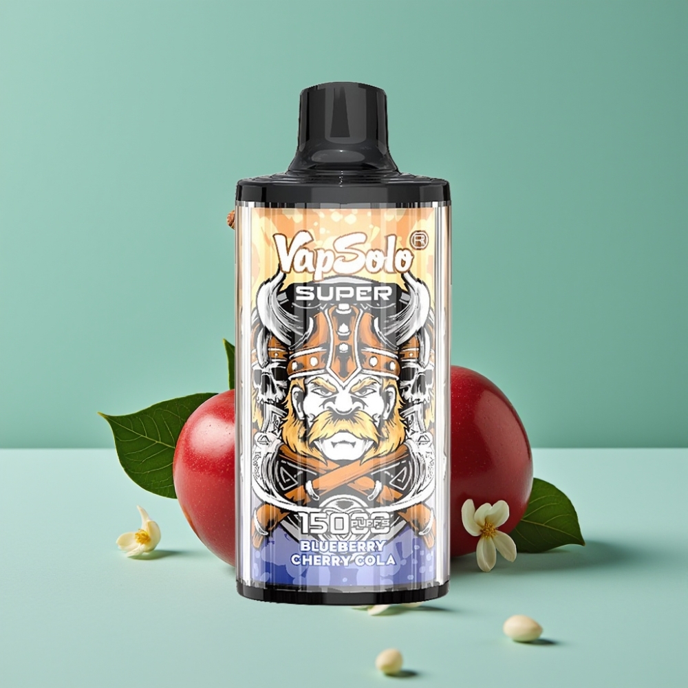 Vapsolo Super 15000 Puffs 40ml Kiraz Kola 850mAh Type-C vape Türkiye toptan