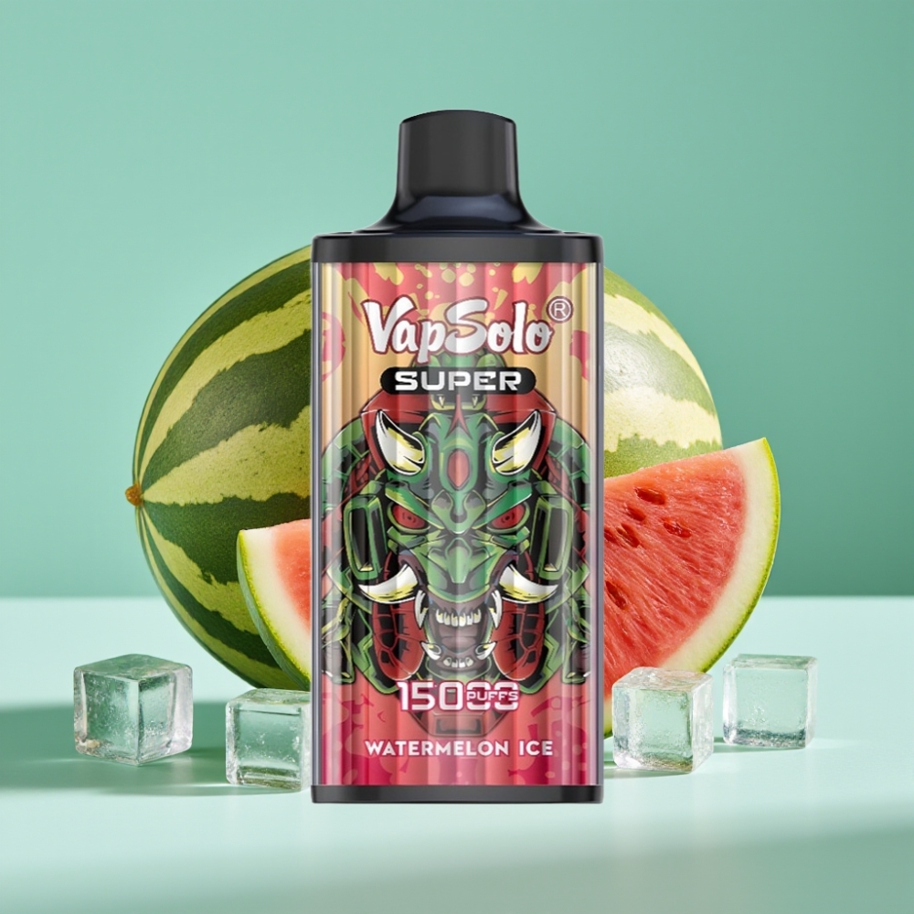 Vapsolo Super 15000 Puffs Karpuz Buz 40ml 850mAh Type-C vape Türkiye toptan