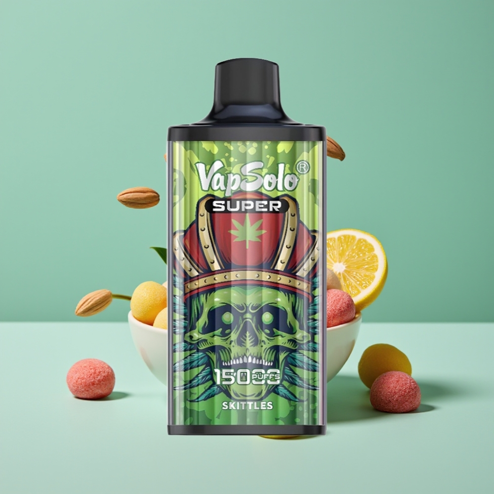 Vapsolo Super 15000 Puffs Skittles Aromalı 40ml 850mah Type-C