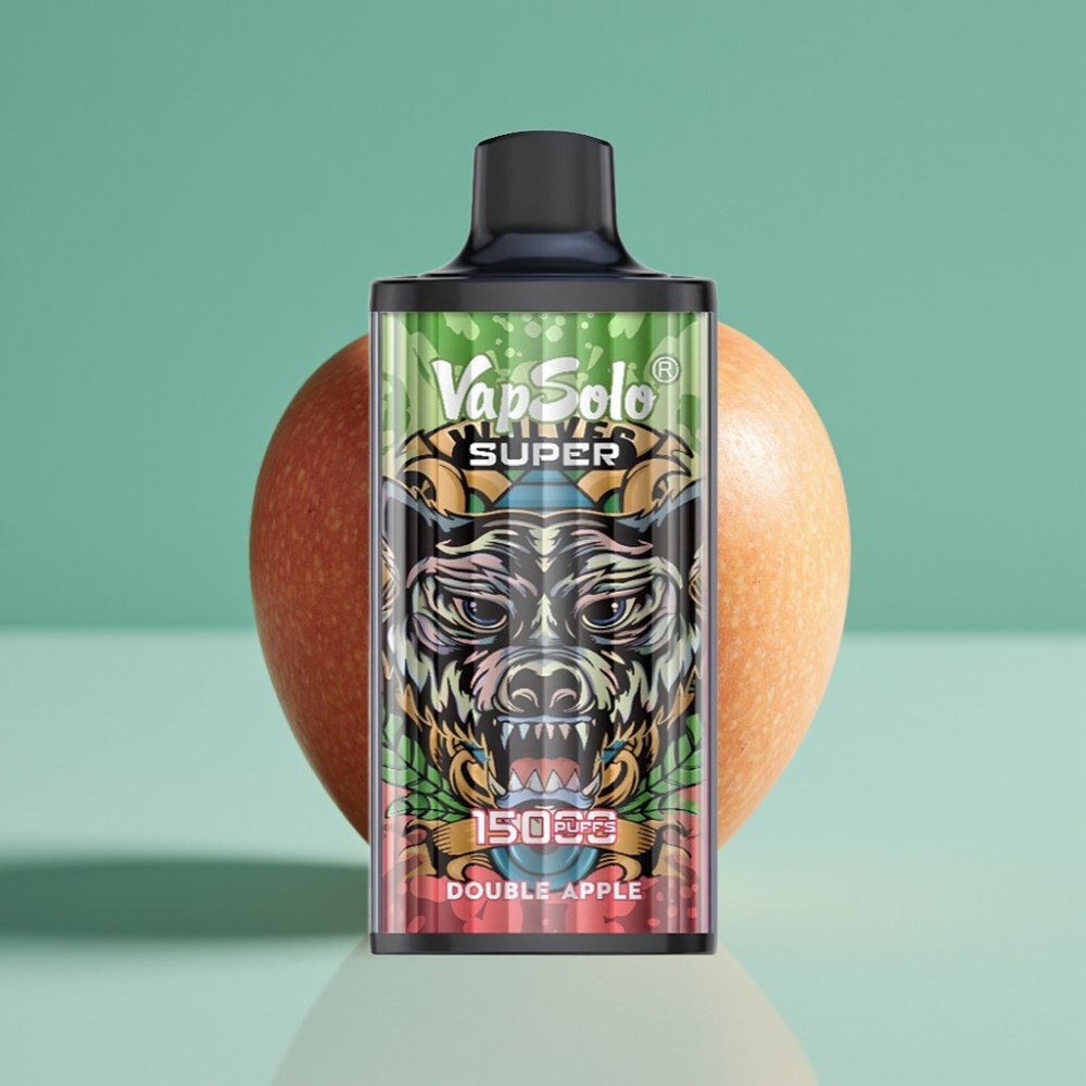 Vapsolo Super 15000 Puffs Çift Elma Aromalı 40ml 850mah Type-C