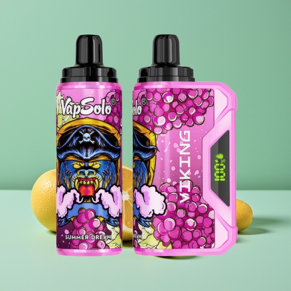VapSolo VIKING 12000 Puff Yaz Rüyası Tip-C Şarj & LED Ekran