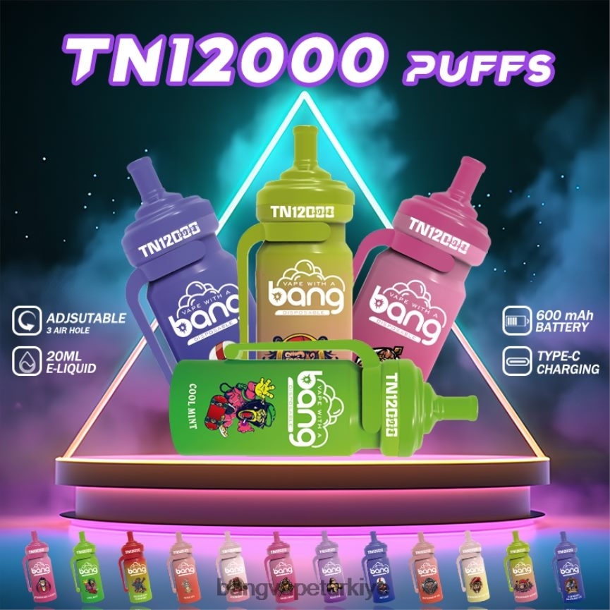 Vape Gang Disposables - Bang Vape TN12000 örgü bobinli bölme tek kullanımlık R4228Z5