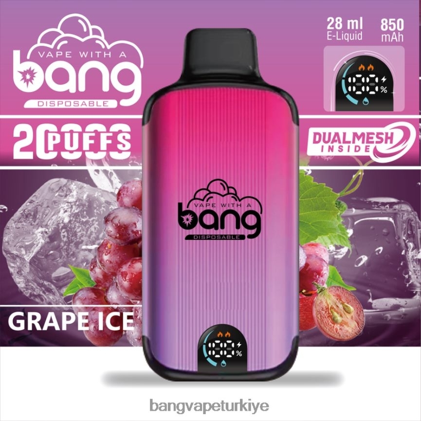 Vape Gang Ankara - Bang Vape Digital Smart Screen 20000 nefes tek kullanımlık R4228Z3