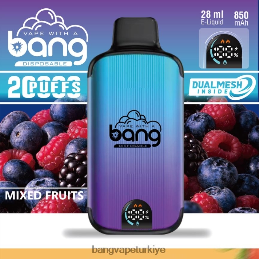 Vape Gang Ankara - Bang Vape Digital Smart Screen 20000 nefes tek kullanımlık R4228Z3